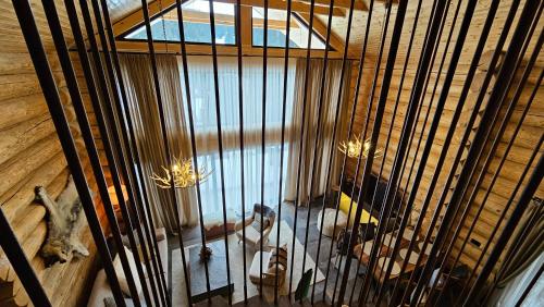 an overhead view of a cage with animals in it at Rtanj Kopaonik Eco Resort & Spa in Kopaonik