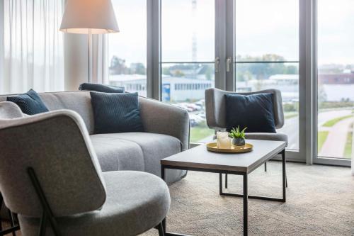 Χώρος καθιστικού στο Park Inn By Radisson Wismar