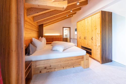 Cama o camas de una habitación en Haus Sonnenterrasse