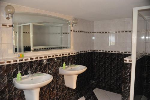 Ένα μπάνιο στο Weimar Ferienwohnung am Goethepark