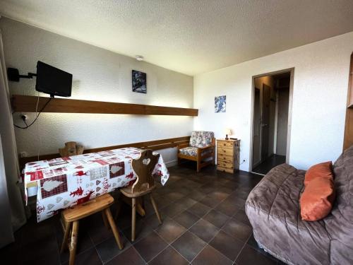 Résidence Chaviere - Studio avec petit balcon et baignoire au pied des pistes MAE-4264