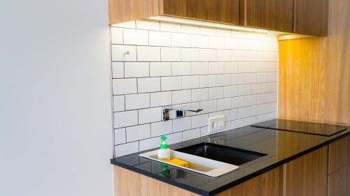 Köök või kööginurk majutusasutuses Nagomi Suites & Hotel