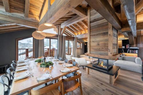 Chalet UltreÏa - Un chalet d'exception 6 chambres pour 14 personnes 300m² St Martin de Belleville MAE-6024