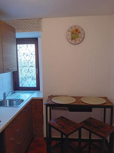 Η κουζίνα ή μικρή κουζίνα στο Antica casa di Lea