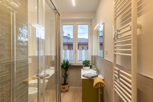 Koupelna v ubytování Il Sogno, Luxury Apartment in Piazza Napoleone