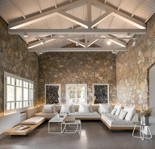 Χώρος καθιστικού στο Constantin Villa by Halkidiki Villas