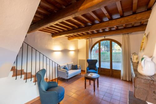 Posezení v ubytování Agriturismo Poggio Nardini