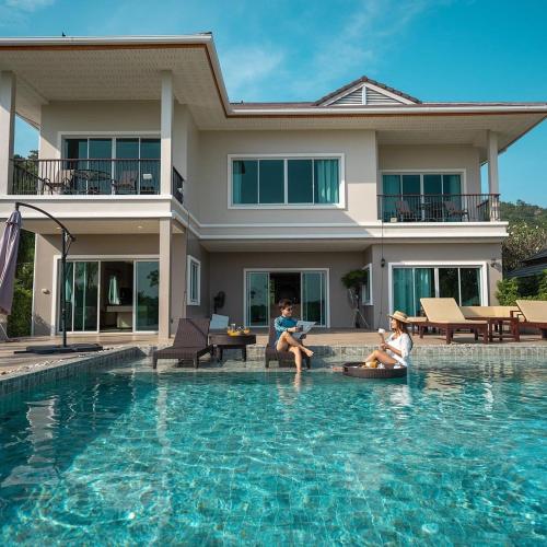 Bazén v ubytování SeaRidge Hua Hin Resort & Poolvilla nebo v jeho okolí