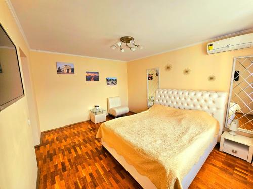 Lova arba lovos apgyvendinimo įstaigoje Nice apartment on street Alexandru cel bun 108