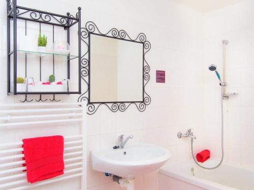 Koupelna v ubytování Hotel STARÝ PIVOVAR
