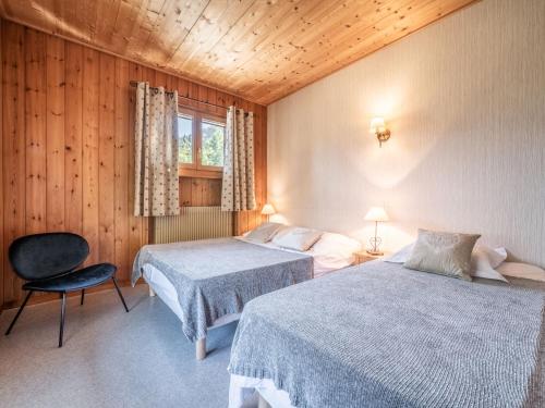 Postel nebo postele na pokoji v ubytování Apartment Le Tetras-1 by Interhome