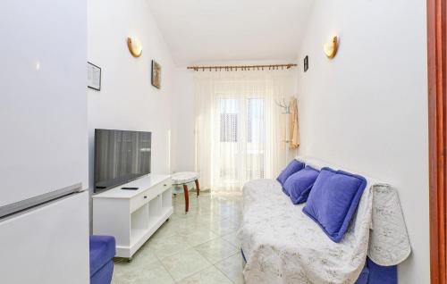 Televízia a/alebo spoločenská miestnosť v ubytovaní Beautiful Apartment In Mali Losinj