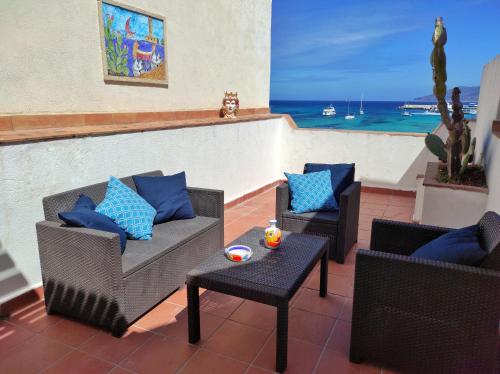 Ruang duduk di Case per Vacanze Praia