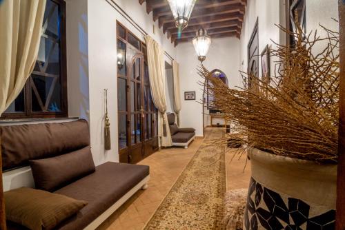 Χώρος καθιστικού στο Villa Septha