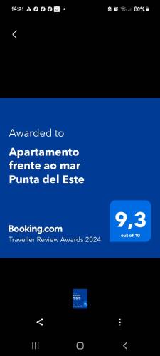Gambar di galeri bagi Apartamento frente ao mar Punta del Este di Punta del Este