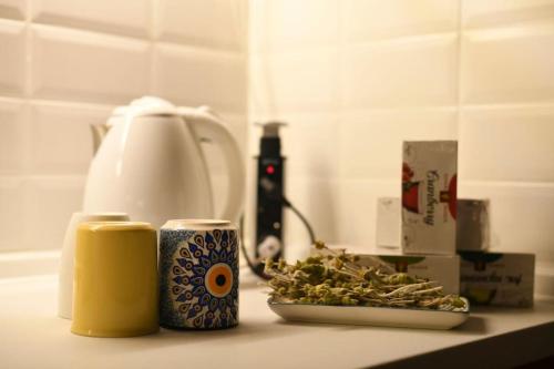 Kaffe- og tefaciliteter på The White Soap Rooftop