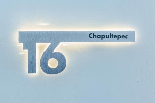 a sign that reads chappieride with the number at Casa Castillo in Mexico City