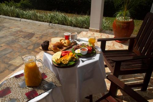 Jídlo v vily nebo okolí