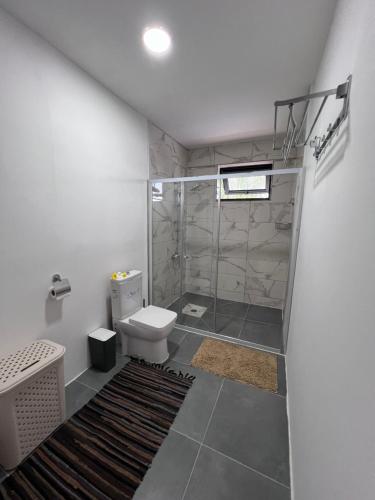 Koupelna v ubytování Amanahune Lodge