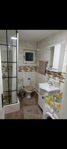 Koupelna v ubytování Poljoprivredno gazdinstvo Petkovic