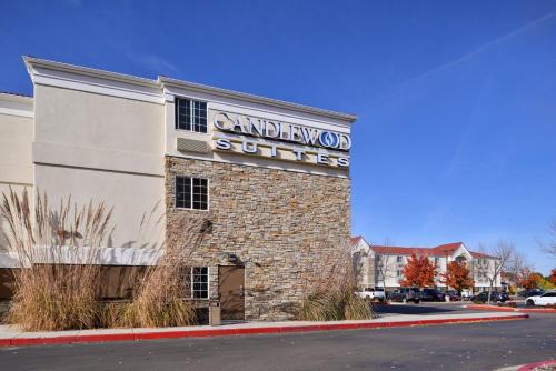 a building with a sign that reads endowment suite at Candlewood Suites Boise-Meridian by IHG in Meridian