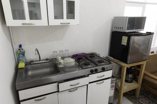 ครัวหรือมุมครัวของ Hotel Boutique Catalina's House