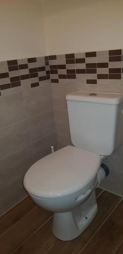 Koupelna v ubytování Gîte du Toilier