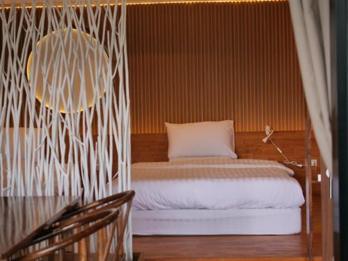 Krevet ili kreveti u jedinici u okviru objekta Hedreung banrakthai homestay and camping