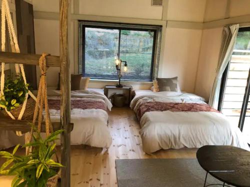 Katil atau katil-katil dalam bilik di Hoshinaya - Vacation STAY 45451v