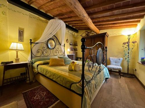 Krevet ili kreveti u jedinici u objektu Casa Giulia, il gioiello del Borgo