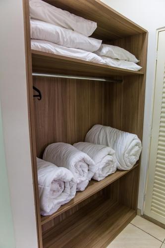 Ένα ή περισσότερα κρεβάτια σε δωμάτιο στο Revitalle Hotel