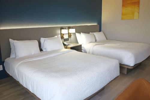 Ein Bett oder Betten in einem Zimmer der Unterkunft Comfort Inn & Suites