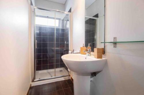 Ένα μπάνιο στο Apartment 1 Center Coimbra