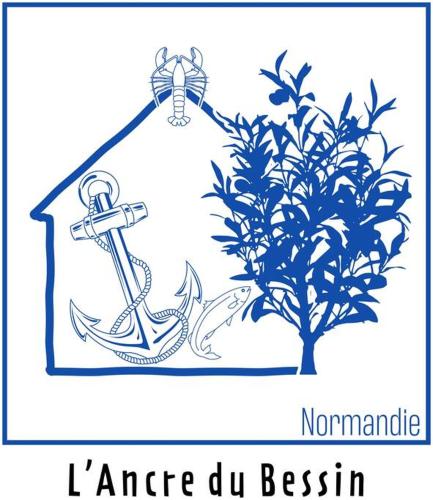 an image of an anchor and a tree at L'Ancre du Bessin - Proximité Bayeux et plages du débarquement - D-DAY - Spa en option - Accessible PMR in Saint-Vigor-le-Grand
