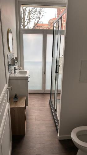 Koupelna v ubytování L'appartement de Julie