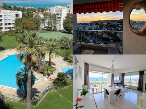 T3 75m² Incroyable Vue Mer/Piscine/Tennis/Terrasse