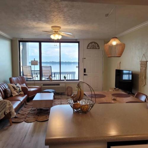 Χώρος καθιστικού στο romantic getaway bayside