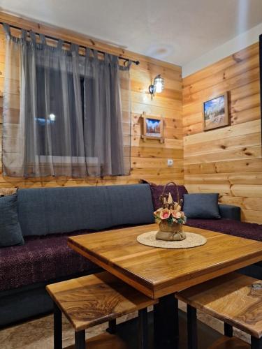 Ruang duduk di Apartments Shine
