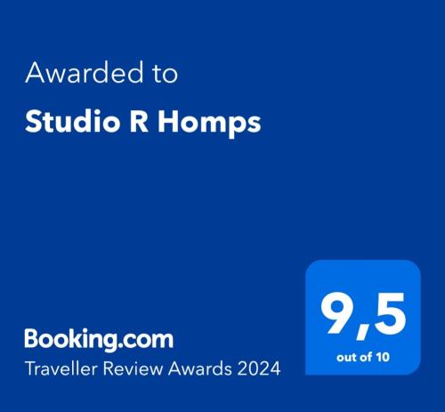 Certifikát, hodnocení, plakát nebo jiný dokument vystavený v ubytování Studio R Homps
