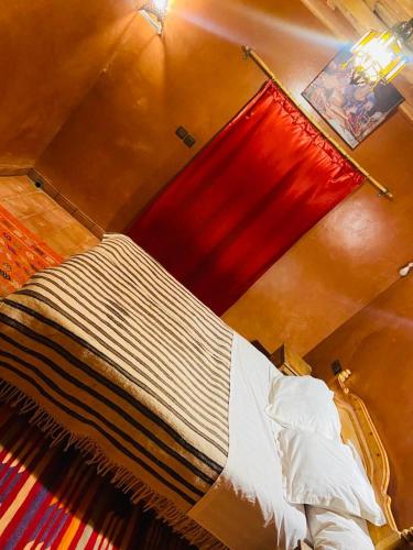 Cama o camas de una habitación en Gîte d'étape Tamaloute