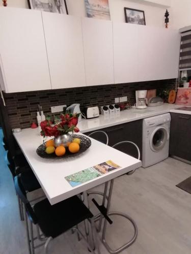 Dapur atau dapur kecil di Andros Residence