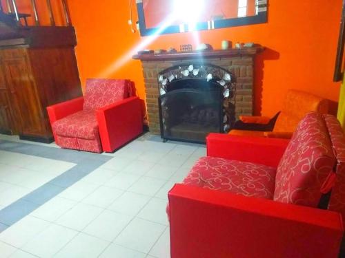 Un sitio para sentarse en casa 3 con a 2 cuadras del mar