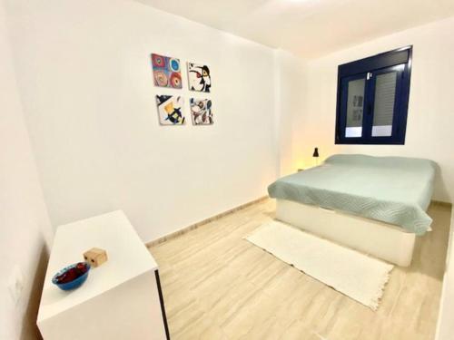 Postel nebo postele na pokoji v ubytování Big apartment 6 minutes from the beach Peñiscola