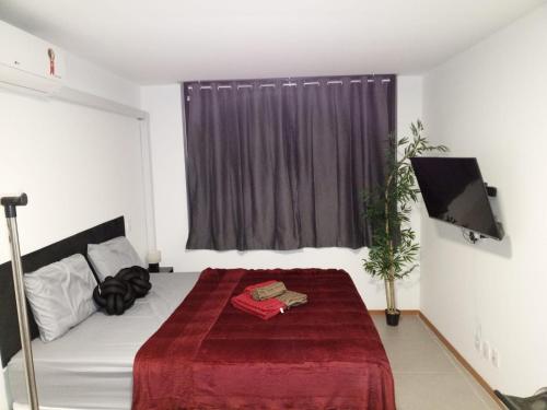 En eller flere senger på et rom på Apartamento Centro/Lapa-RJ Rua Sen. Dantas n.°80