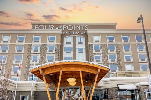 a rendering of the front of the equinox points hotel at Four Points by Sheraton Kelowna Airport in Kelowna