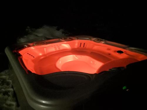 an orange object with steam coming out of it at Chata Zuzka pod Babou horou in Oravská Polhora