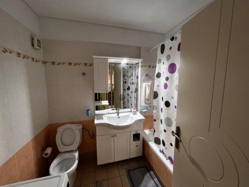 Koupelna v ubytování Premium Apartment In Chalkida