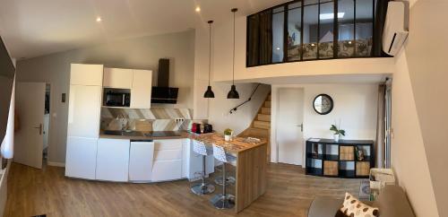 Spacieux duplex, vue mer et belle terrasse