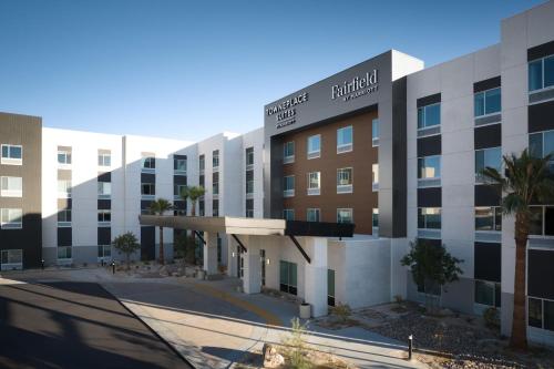 a rendering of the front of a building at TownePlace Suites by Marriott Marriott Barstow in Barstow