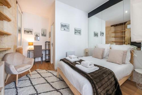 Le Bordeaux: Joli appartement climatisé proche gare